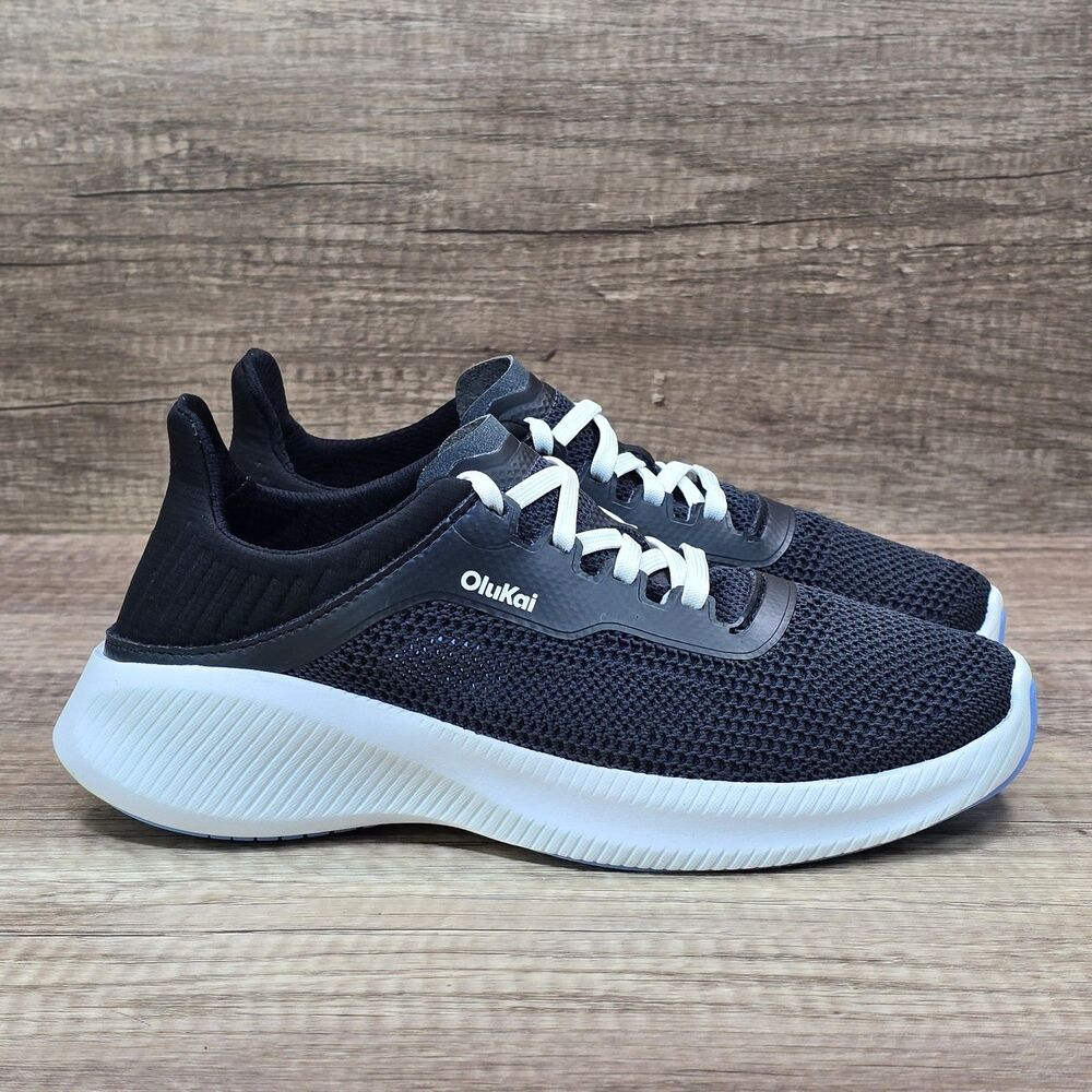 Olukai Island Hopper Women's Size 6.5 Navy Blue Black Sneakers (20526-LRLR) NEW